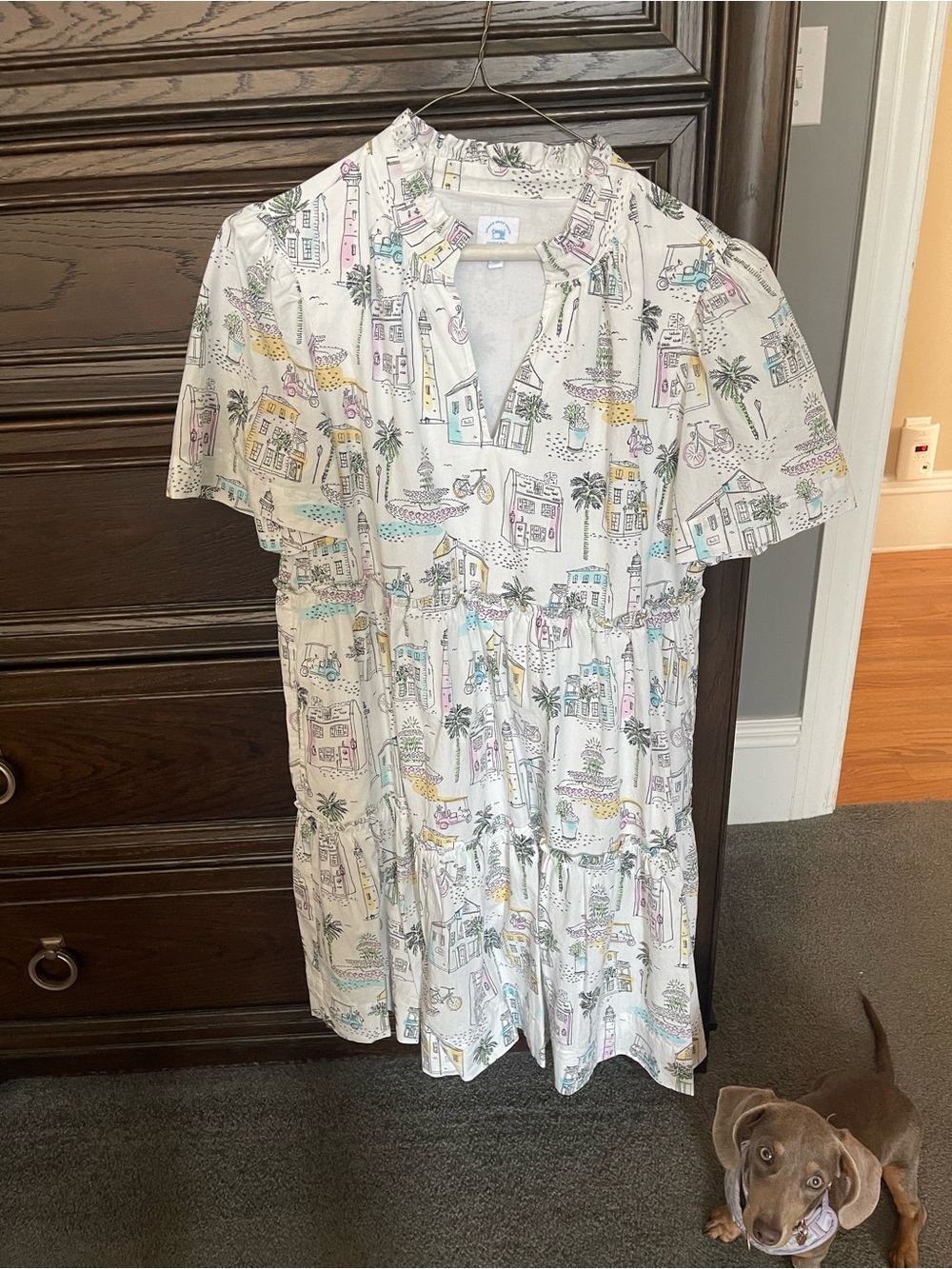 crown & ivy Sewing Down South pastel women’s dress